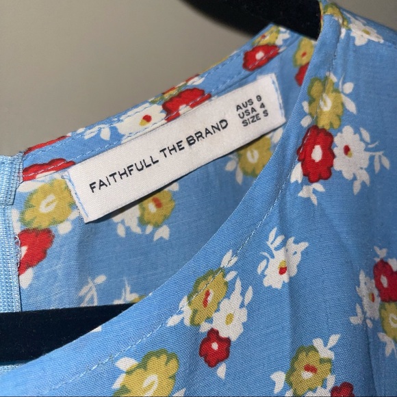 FAITHFULL THE BRAND blue Emilia floral dress - Picture 5 of 5